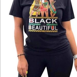Black is beautiful short set